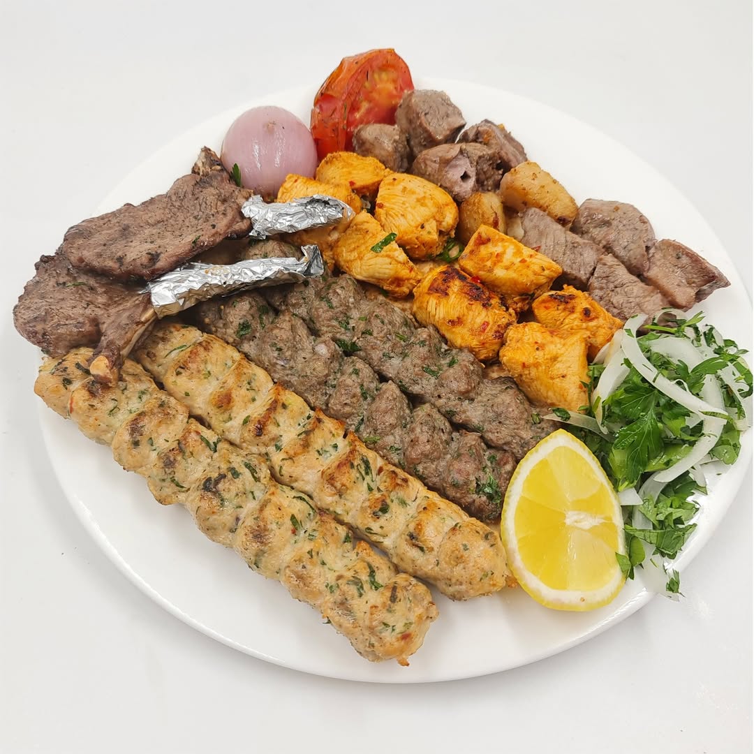 صحن مشاوي مشكل