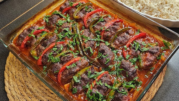 كباب هندي مع أرز